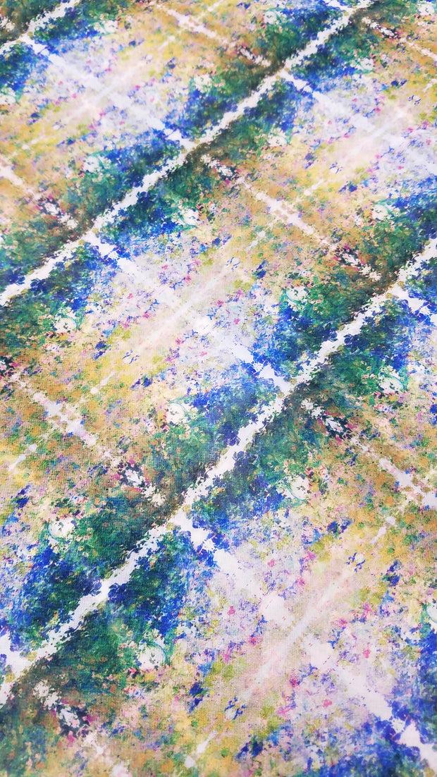 Bamboo Scarf "The Garden IV"