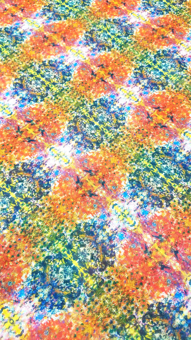 Bamboo Scarf "Fire and Ice"