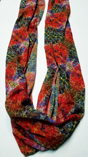 Bamboo Scarf "Fire and Ice"