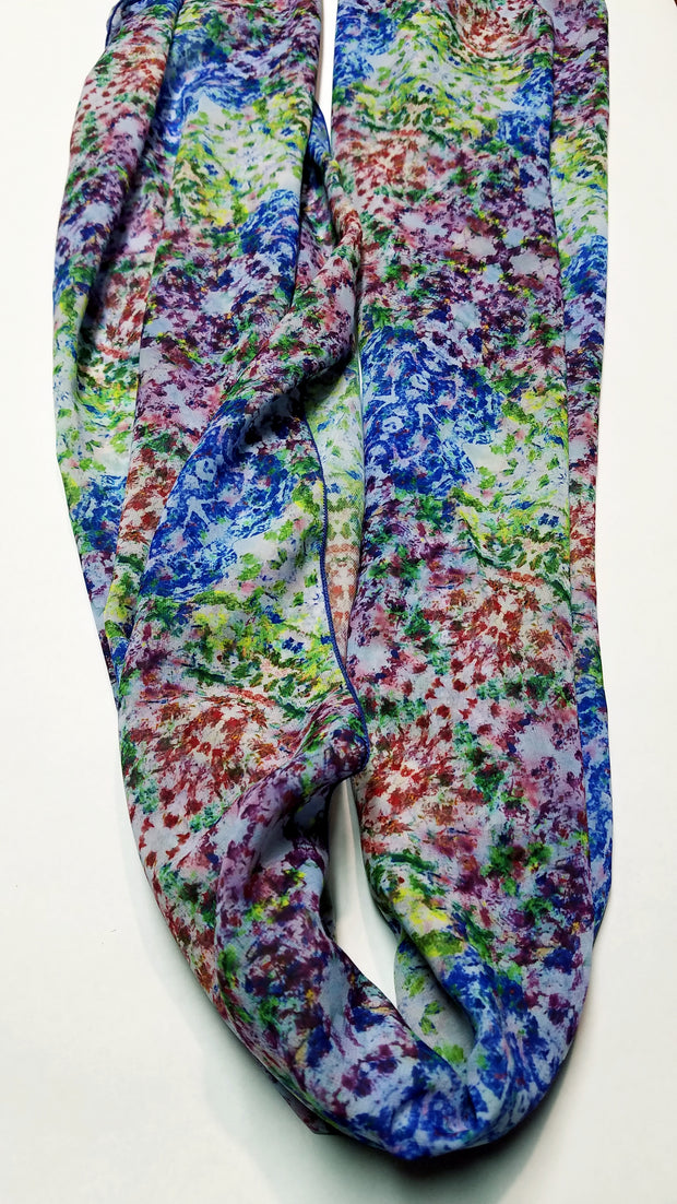 Bamboo Scarf "The Garden III"