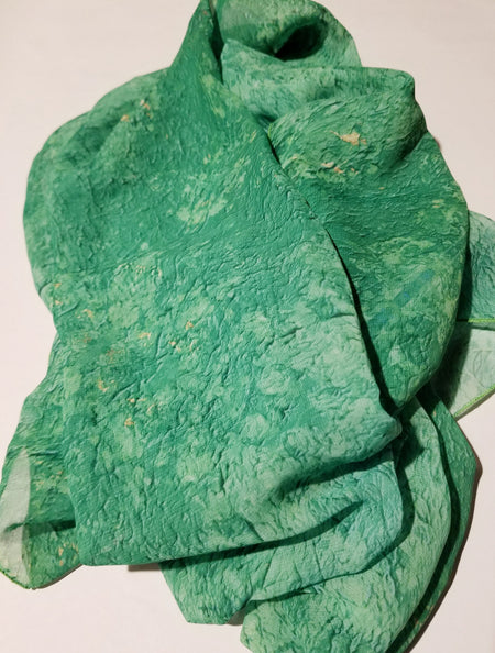 Bamboo Scarf, "Color Field Emerald" (limited production)