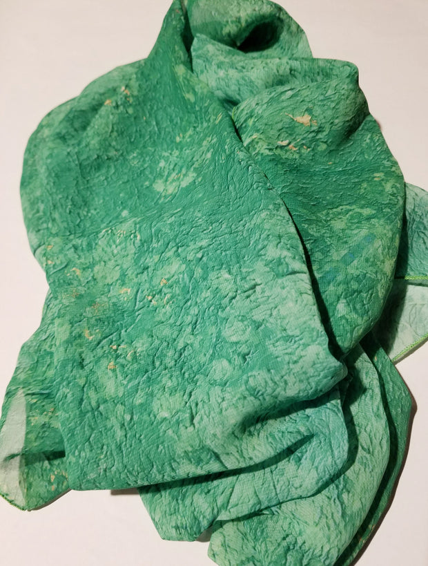 Bamboo Scarf, "Color Field Emerald" (limited production)