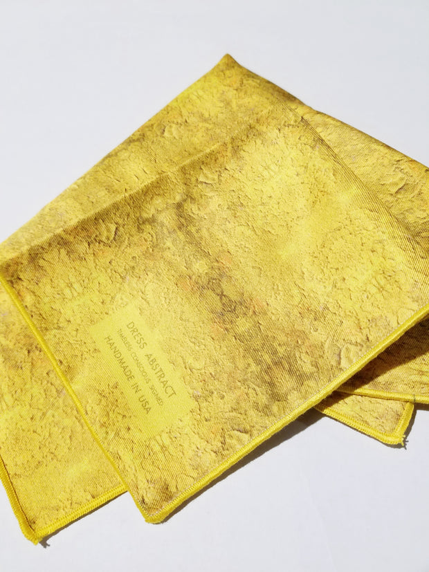 Pocket Square: "Color Field: Gold"