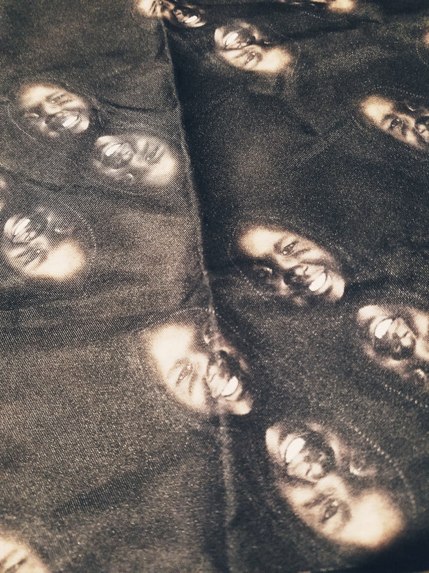 Pocket Square: "She Smiles"