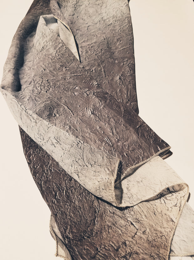 Bamboo Scarf, "Color Field Silver" (limited production)