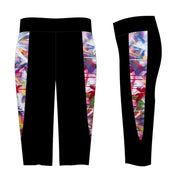 Athletic Leggings, "The Garden" (limited production) - Dress Abstract - 3