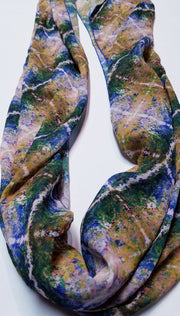 Bamboo Scarf "The Garden IV"