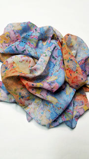 Bamboo Scarf "Kites I"