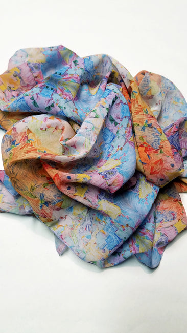 Bamboo Scarf "Kites I"