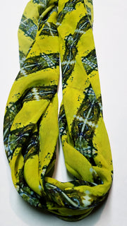 Bamboo Scarf "Bands of Brilliance"
