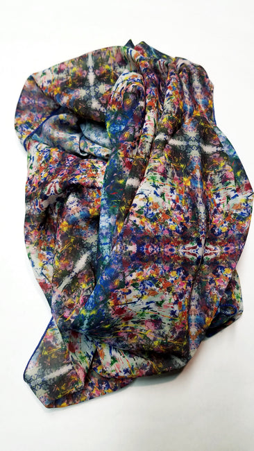 Bamboo Scarf "The Garden V"