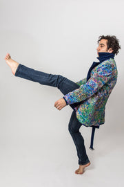 Couture Reversible Trench, Midnight for Men (bespoke, hand-tailored)