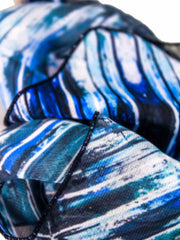 Bamboo Scarf, "Blue and Black" (limited production)