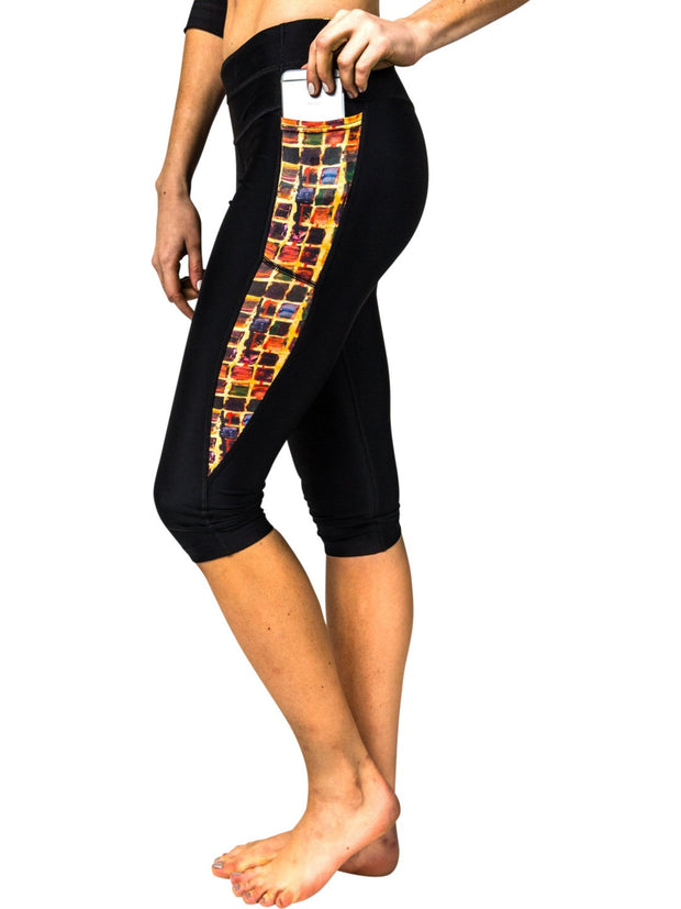 Athletic Leggings, "The Wall" (limited production) - Dress Abstract - 1