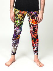 Leggings, "Between White and Black" (limited production) - Dress Abstract - 1